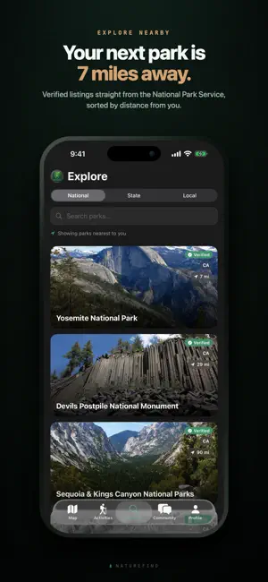 NatureFind: Parks & Trails screenshot 1
