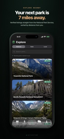 NatureFind: Parks & Trails Screenshot 1 of 7