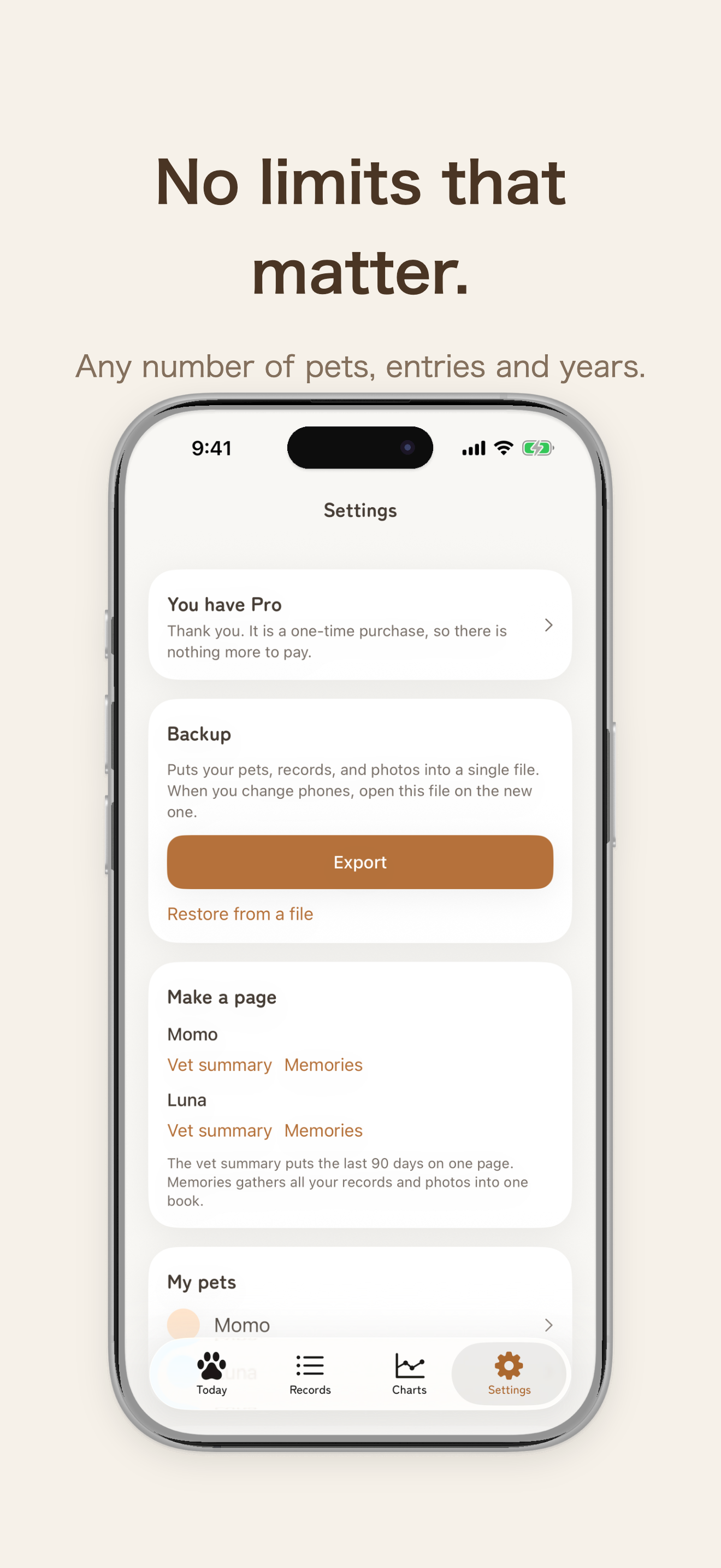 Pawbook: Pet Health Record screenshot 4