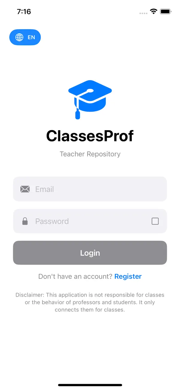 Screenshot #1 pour ClassesProf
