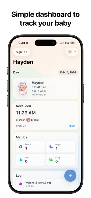 Nuggetracker - Baby Tracker Screenshot 1 of 5