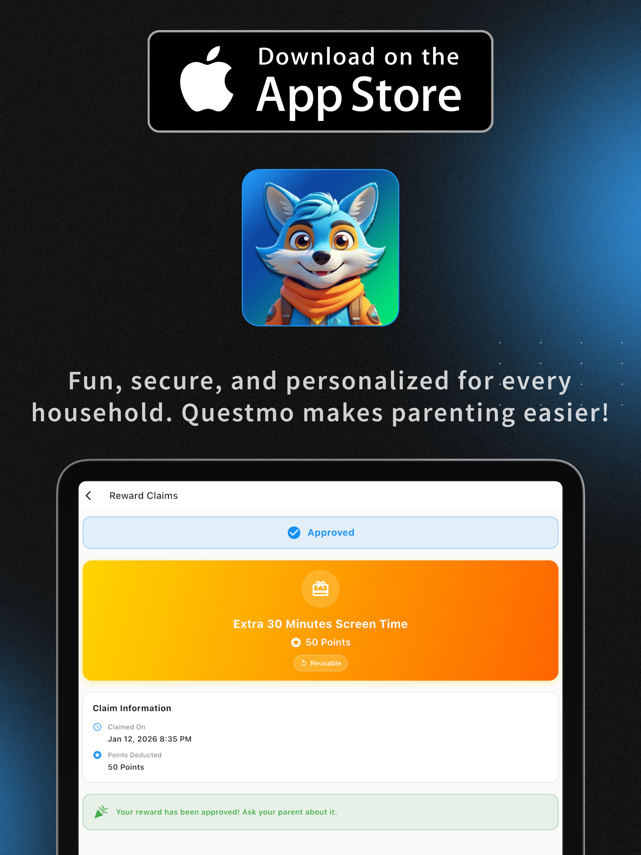 Questmo: Family Tasks, Rewards screenshot 11