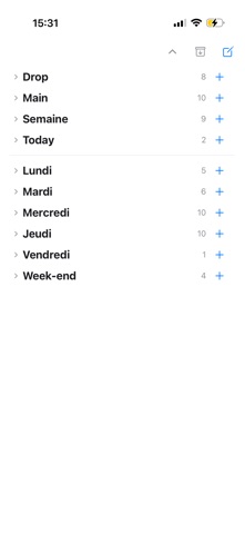 Vendredi iPhone screenshot