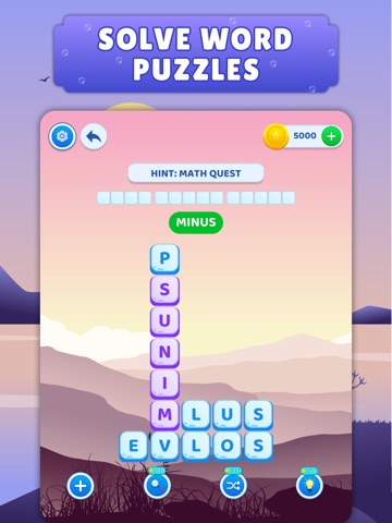 Word Block - AI Puzzle Mania iPad screenshot