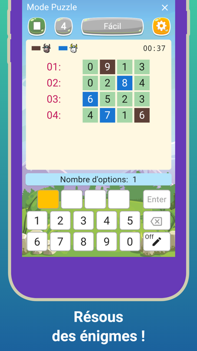 Screenshot #2 pour Taureaux et Vaches: Mastermind