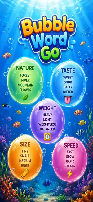 Bubble Word Go: Associations screenshot 1