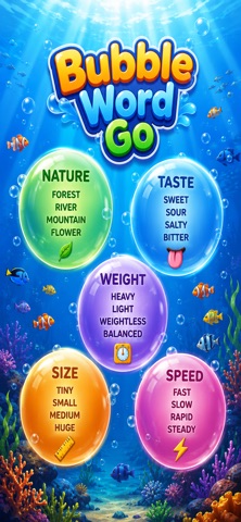 Bubble Word Go: Associations Screenshot 1 of 6