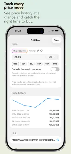 Скриншот Wanted: Wishlist на iPhone 3