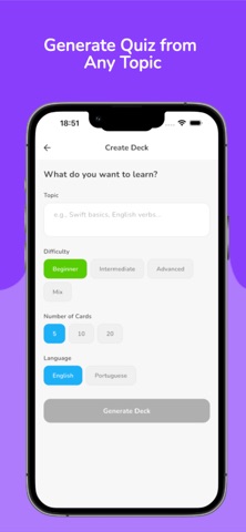 Recallly: AI Flashcards Screenshot 2 of 5