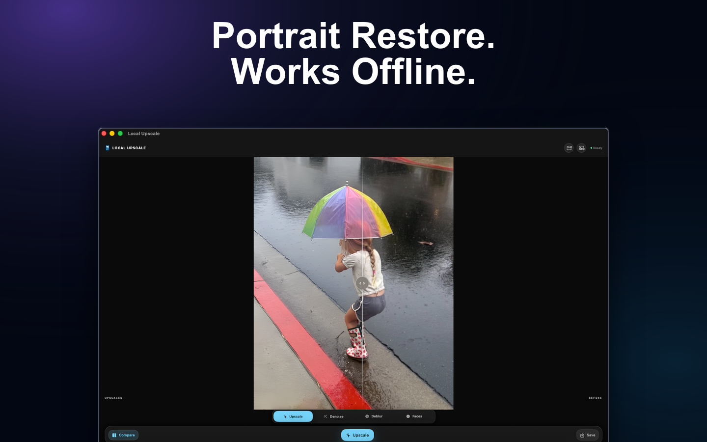 Local Photo Upscaler