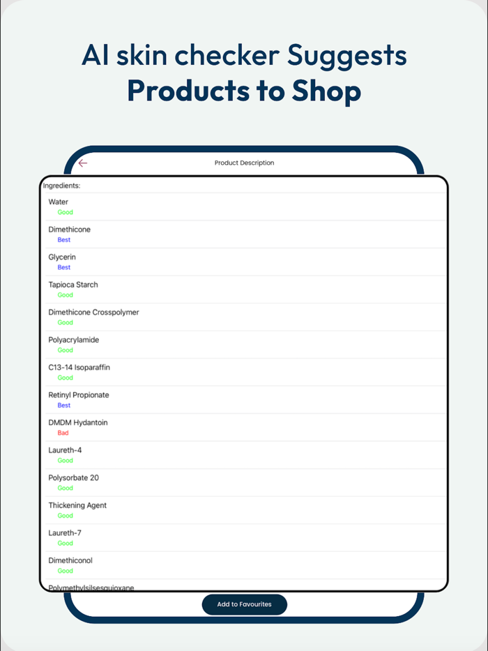 AI skin care scanner