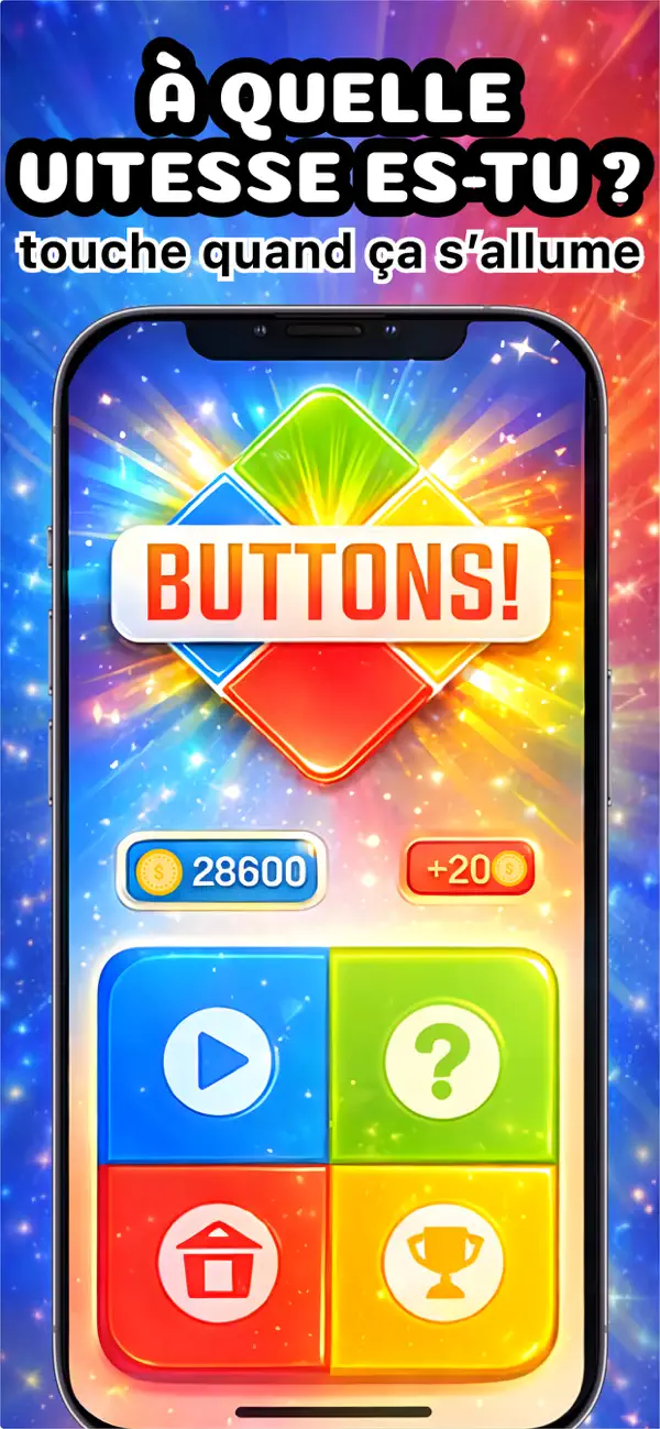 Screenshot #1 pour Buttons • Réaction Test mesure