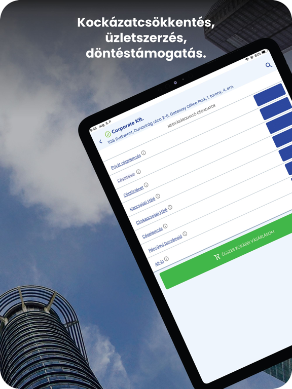 Screenshot #6 pour Opten Cégtár céginformáció