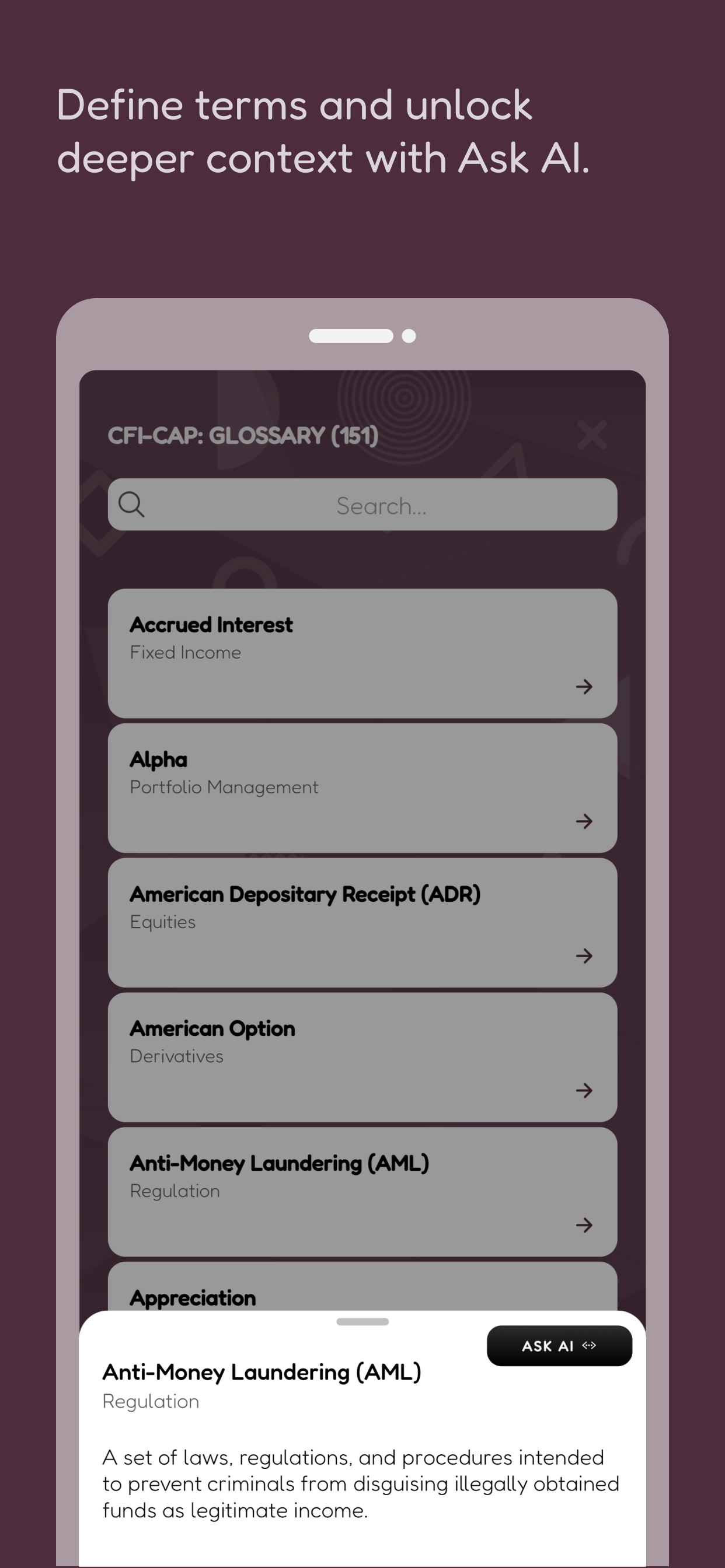 CFI Financial Prep: with AI screenshot 6