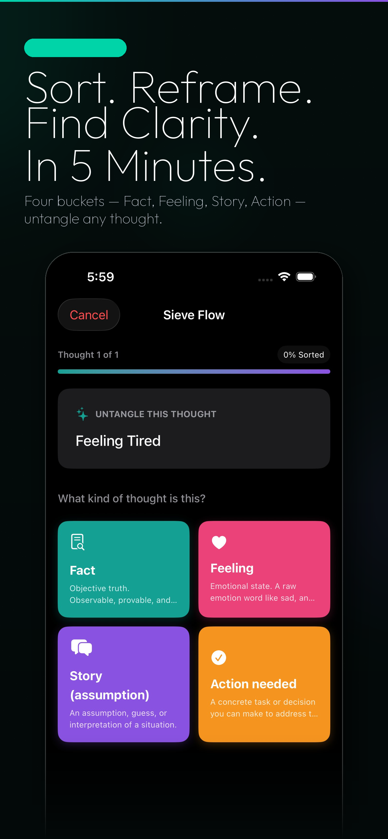 ThinkClear: Thought Journal screenshot 2