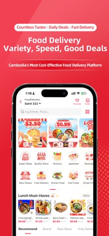 WOWNOW-Food , Book Taxi & Shop iPhone screenshot