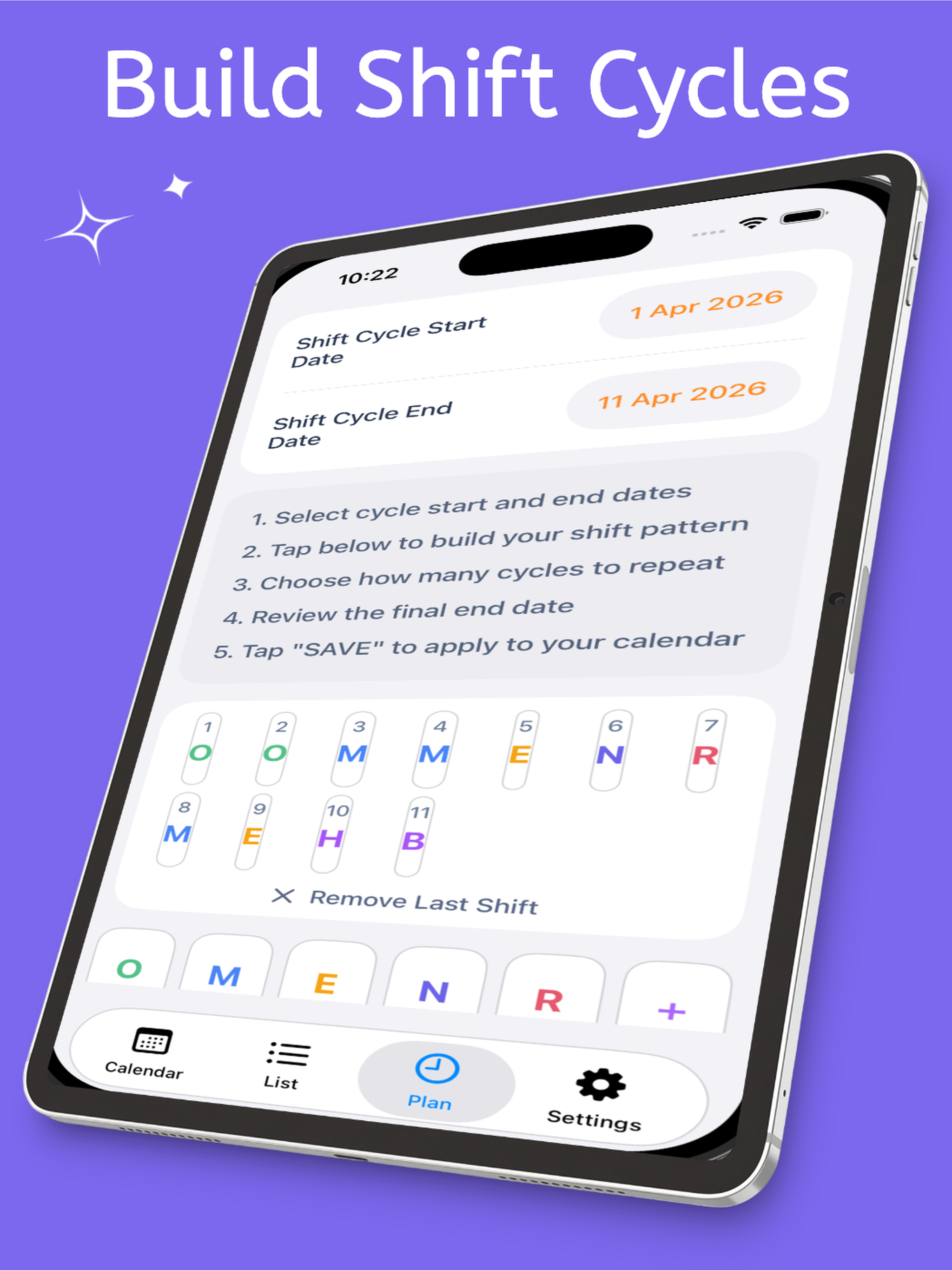 Shift Calendar RUIX screenshot 13