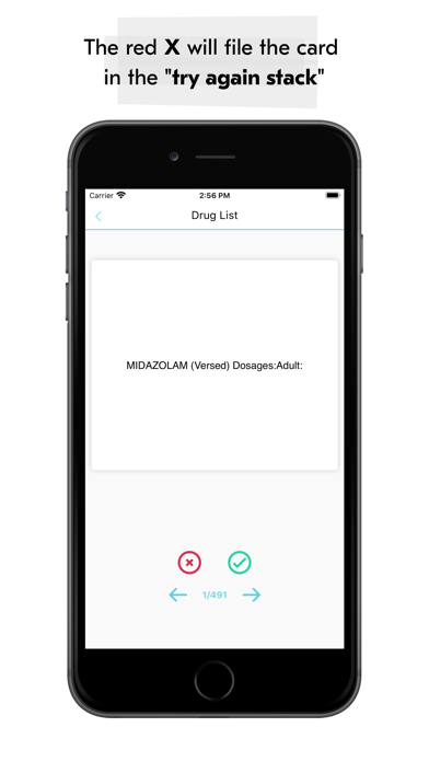 Paramedic Drug List Flashcards Screenshot