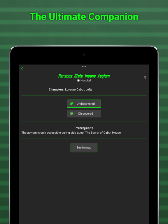 F4 & F76 Companion & Guide iPad screenshot 6 - Utilities app