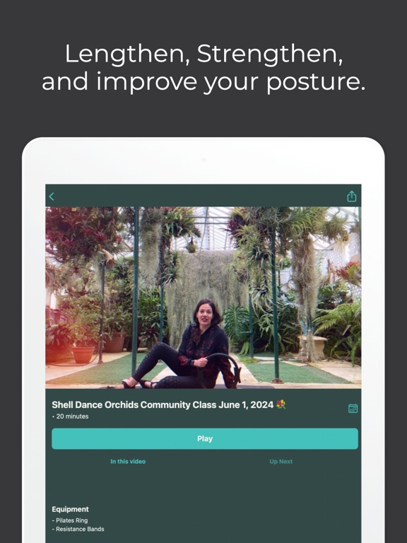 Graceful Movement Pilates iPad screenshot 3 - Health & Fitness app