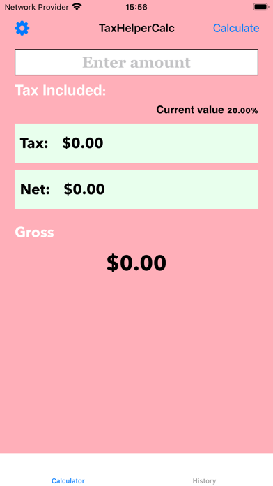 TaxHelperCalc Screenshot