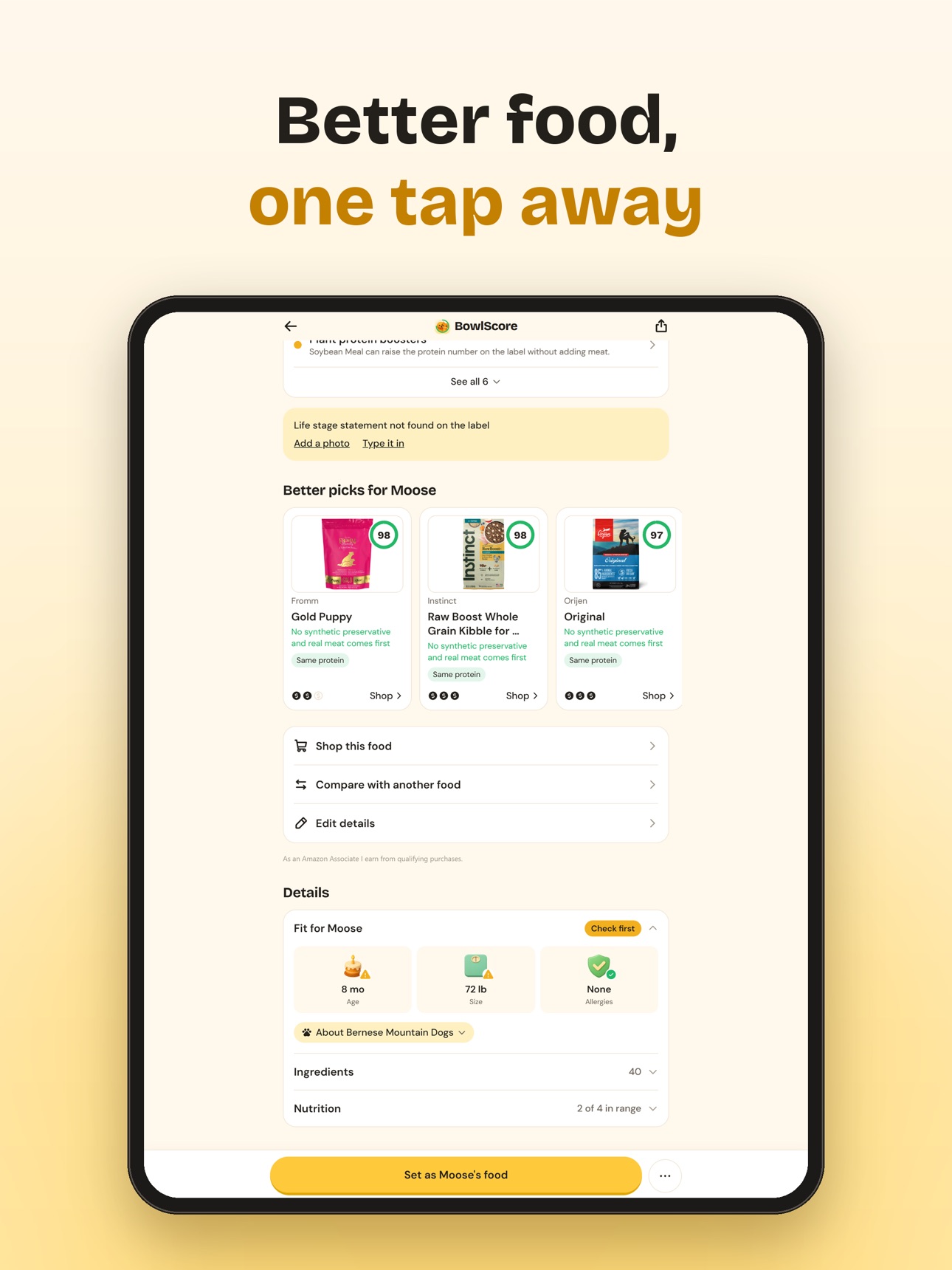 Screenshot 10 of BowlScore: Pet Food Scanner