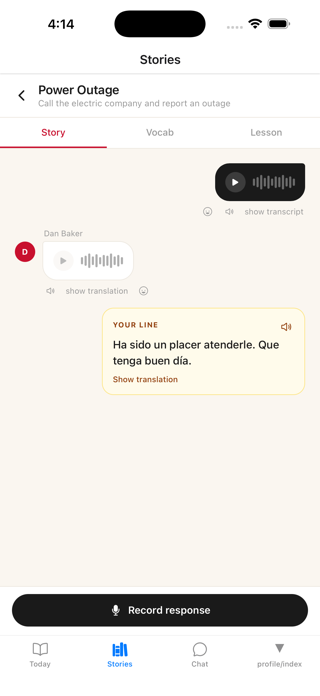 Language Story Screenshot 1 of 7