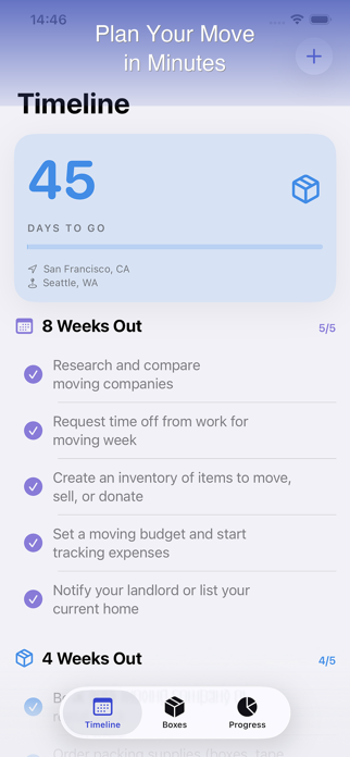 MoveDay Planner Screenshot 1 of 5