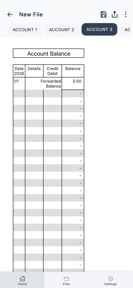 Account Statement screenshot