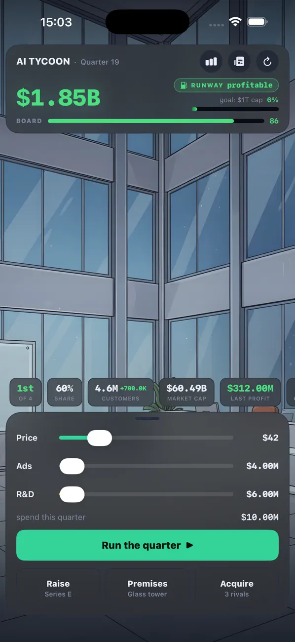 Screenshot #2 pour AI Tycoon: Garage to Glory