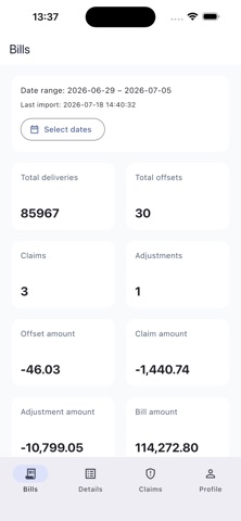 Settle Sys iPhone screenshot