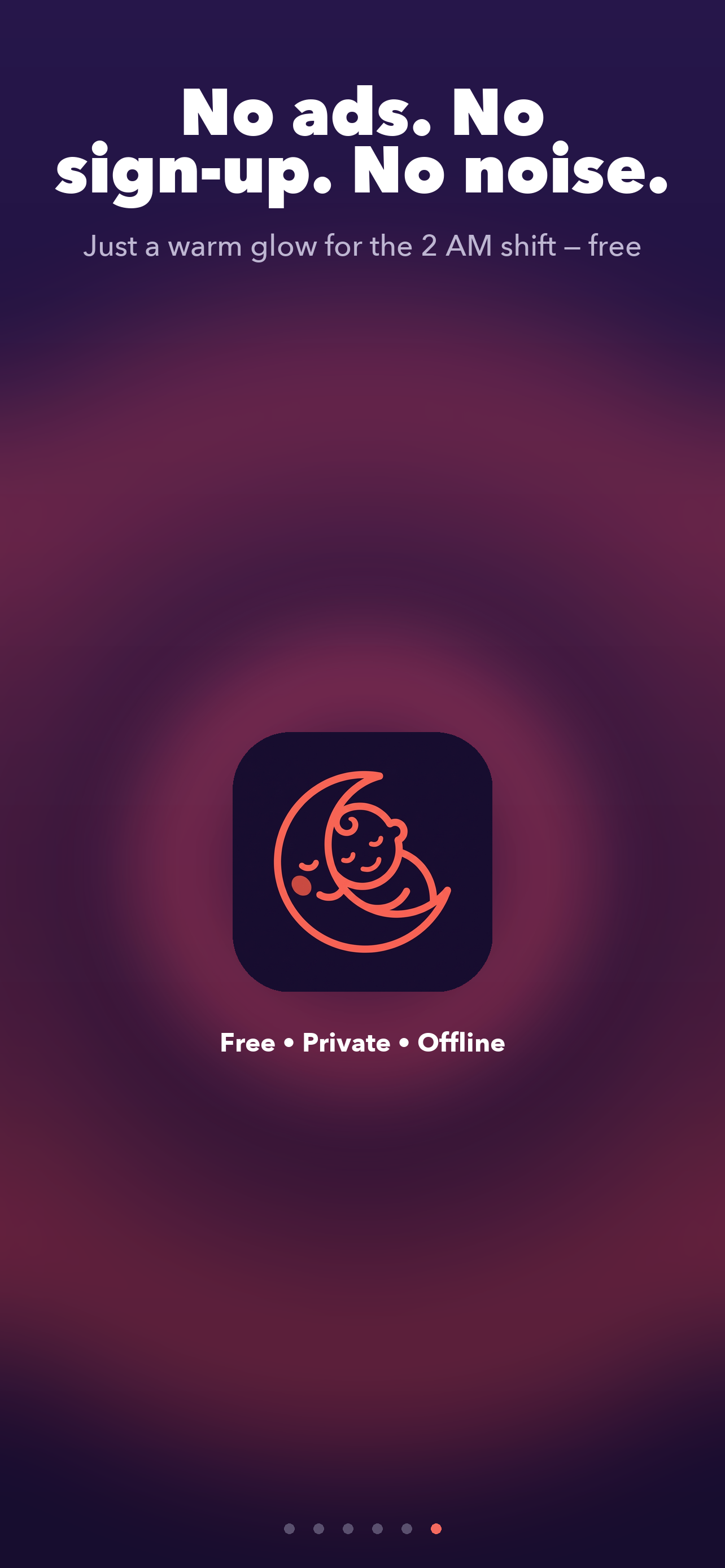 Baby Light: Red Night Light screenshot 6