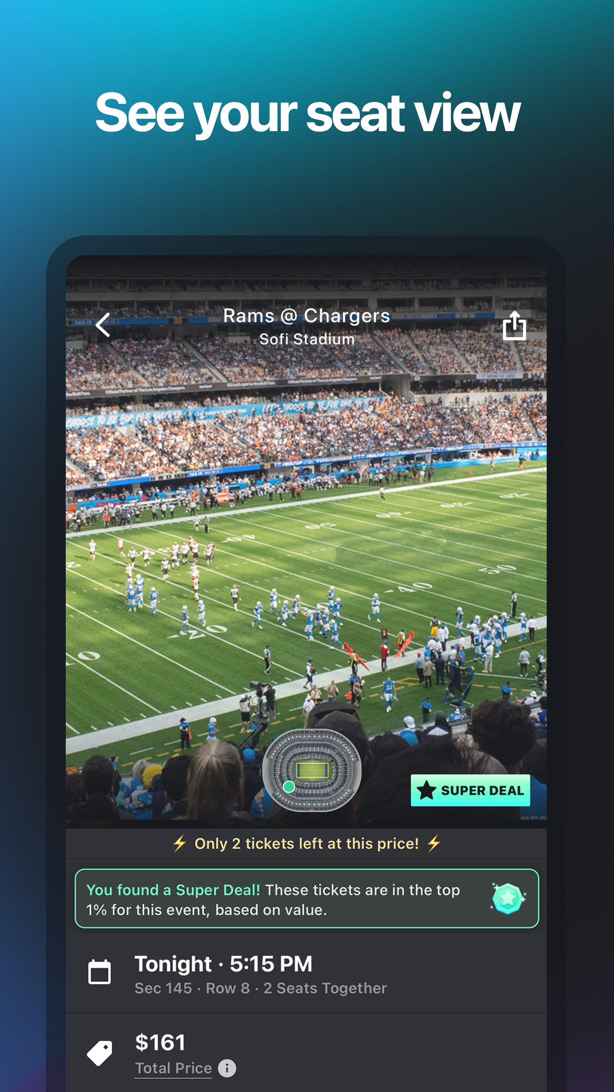 Gametime - Last Minute Tickets screenshot 3