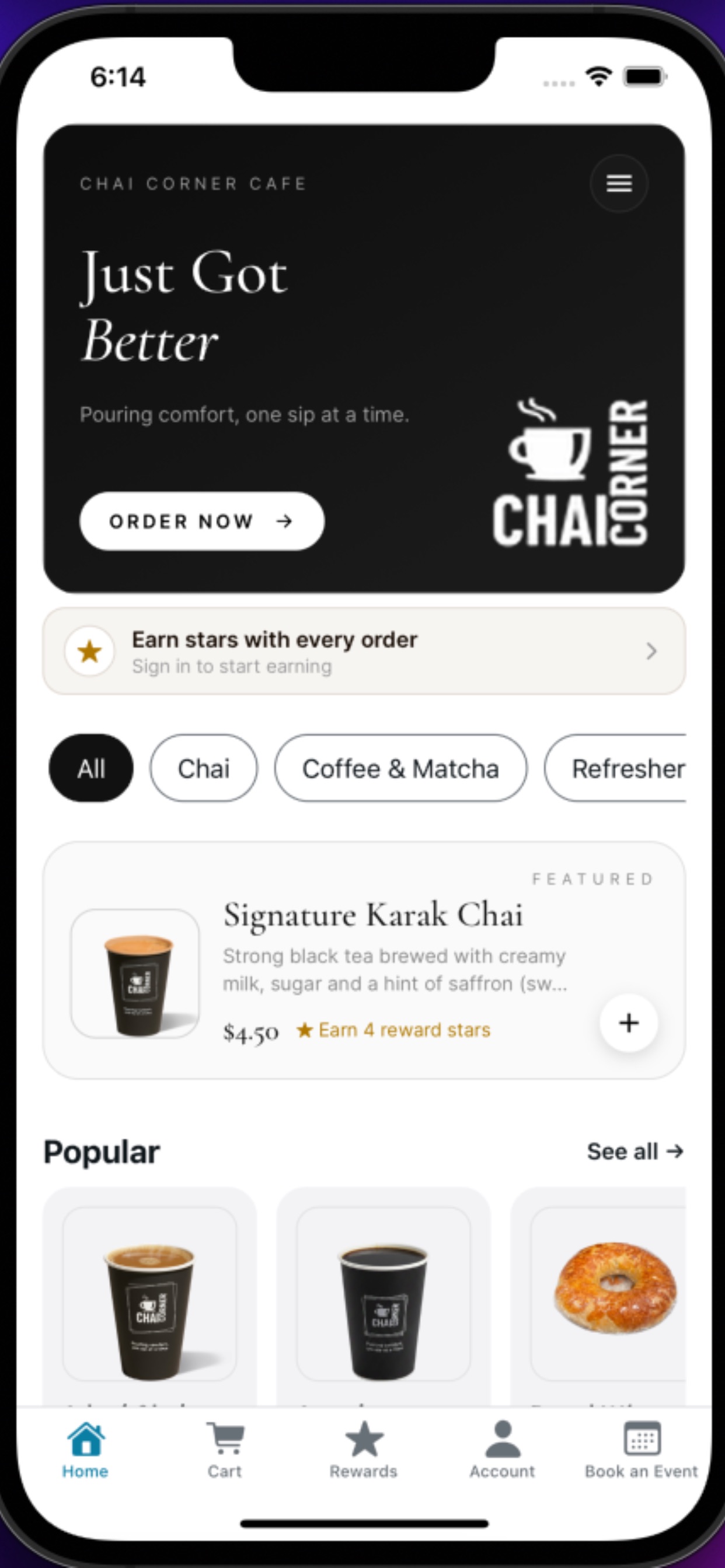 Screenshot 2 of chaicornercafe
