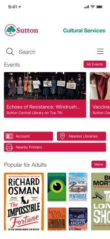 Sutton Libraries Screenshot 1 of 6