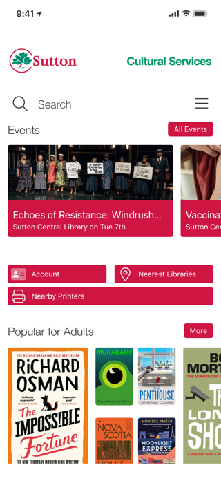 Sutton Libraries Screenshot 1 of 6