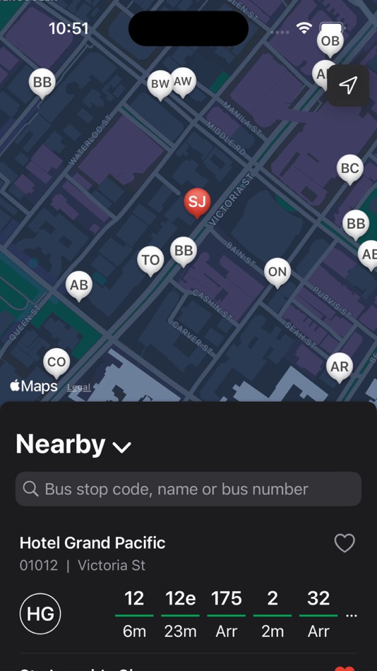 #2. Arriving: SG Bus Timing (iOS) 由: Thai Nguyen