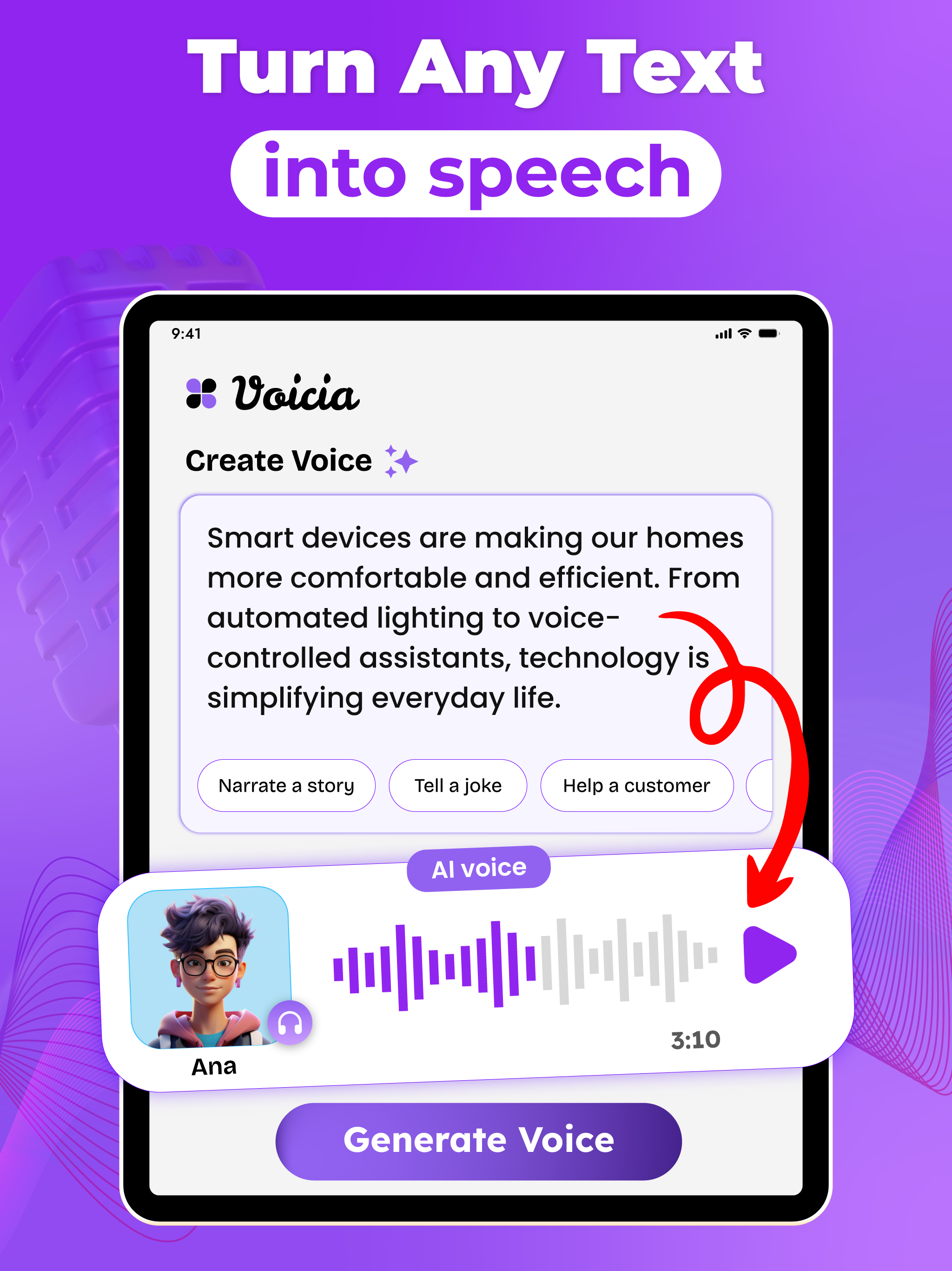 Voicia - AI Text to Speech screenshot 6
