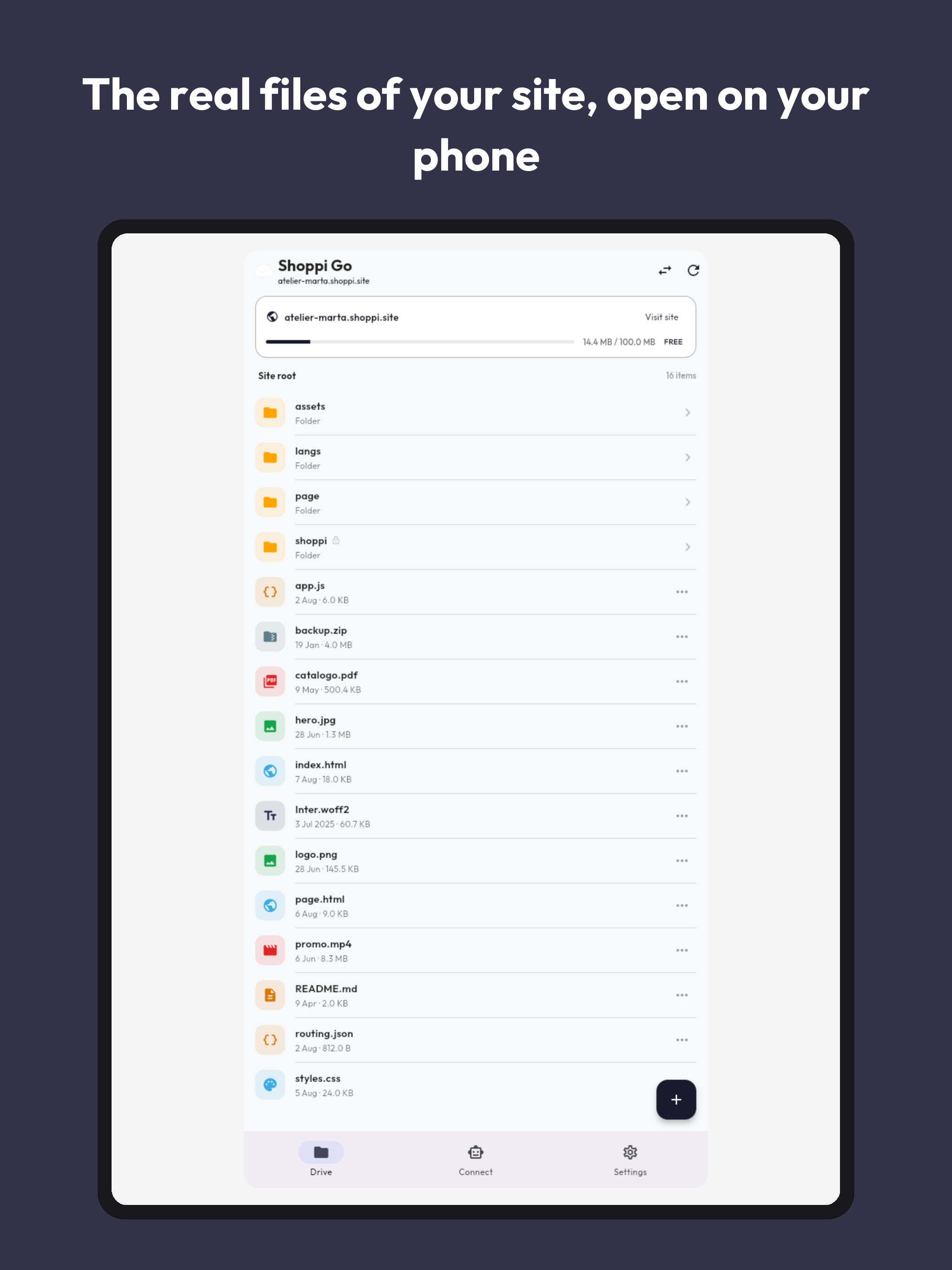 Shoppi Go: Site Cloud Drive screenshot 4
