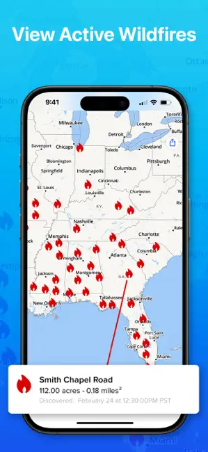 Weather Hi-Def Radar Forecast iPhone screenshot 6