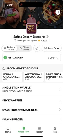 Safias Dream Desserts screenshot