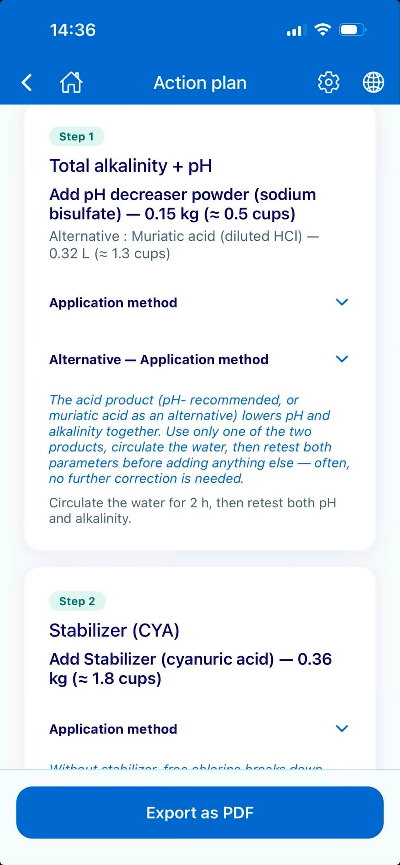 Easy Pool Settings screenshot 4