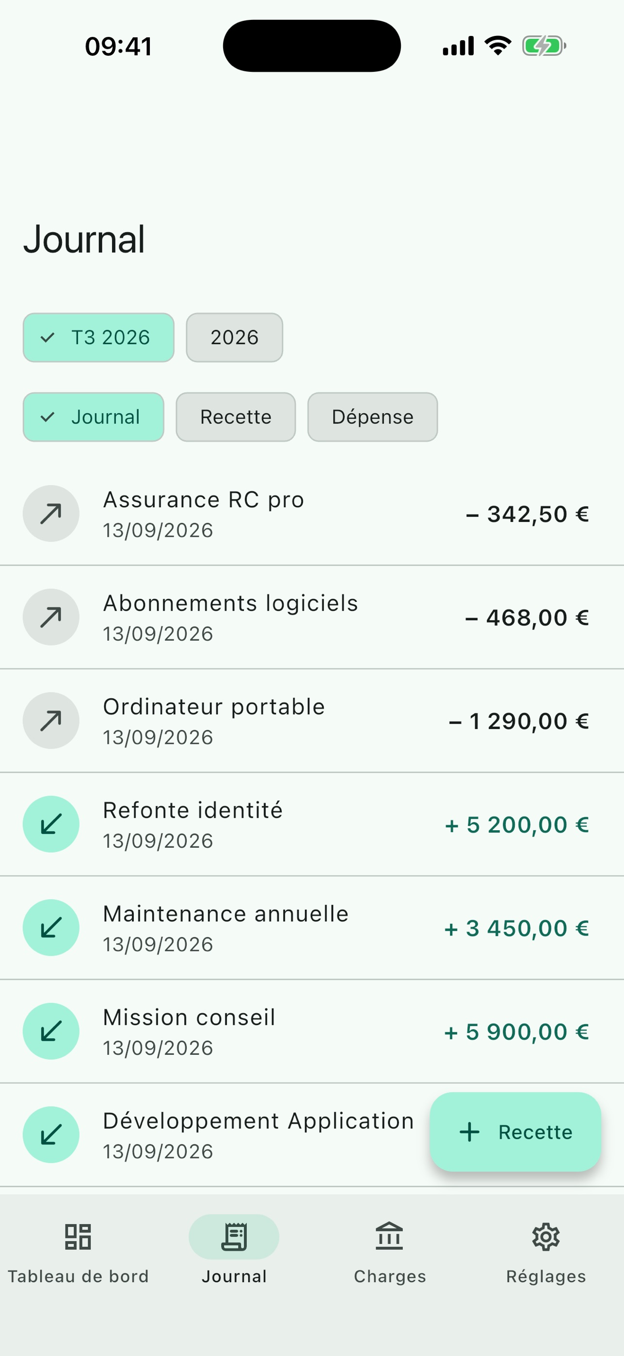 Screenshot 3 of French Freelance Bookkeeping