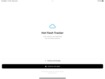Hot Flash Insight iPad screenshot