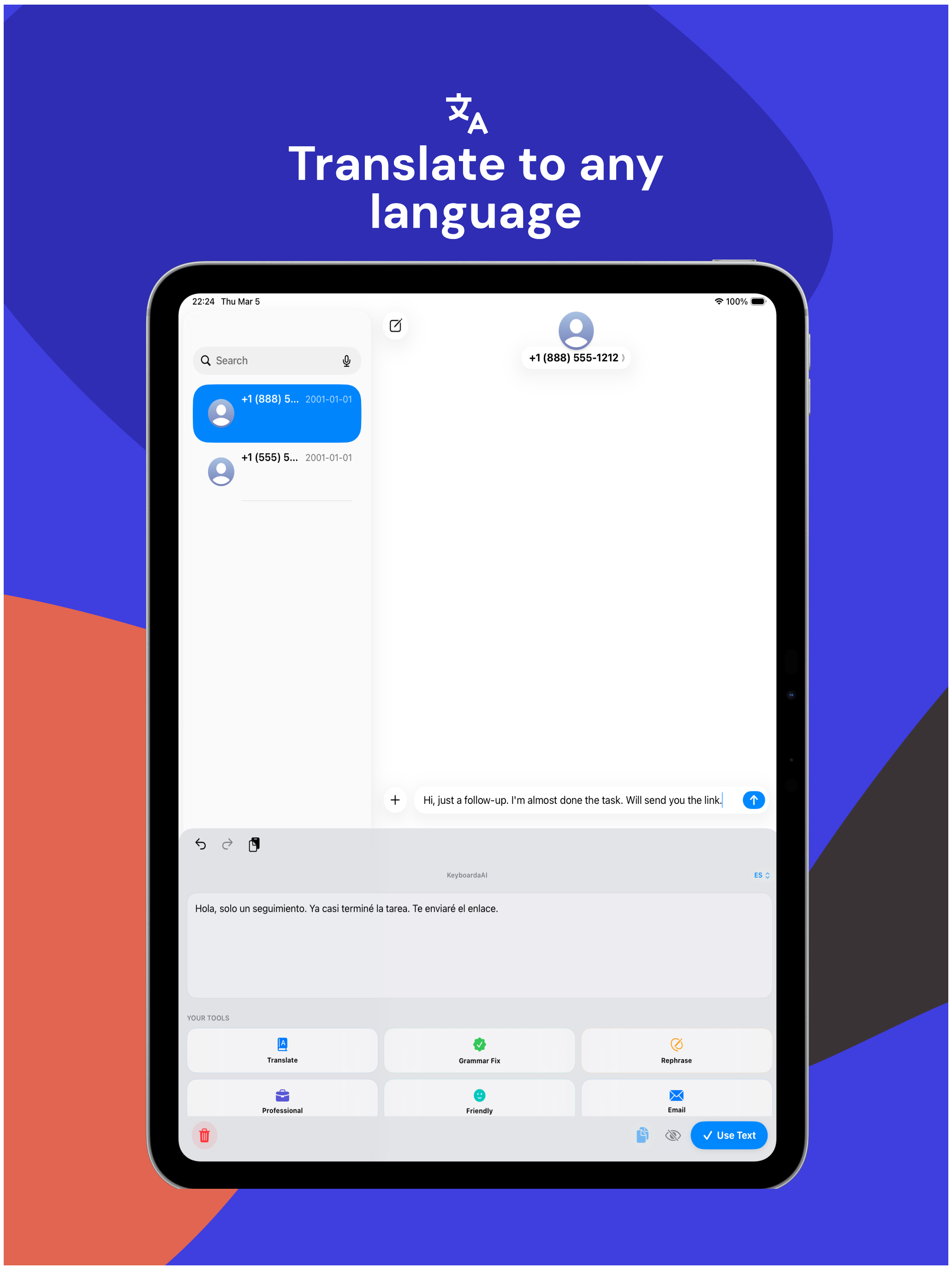 Keyboarda AI: Writer & Grammar