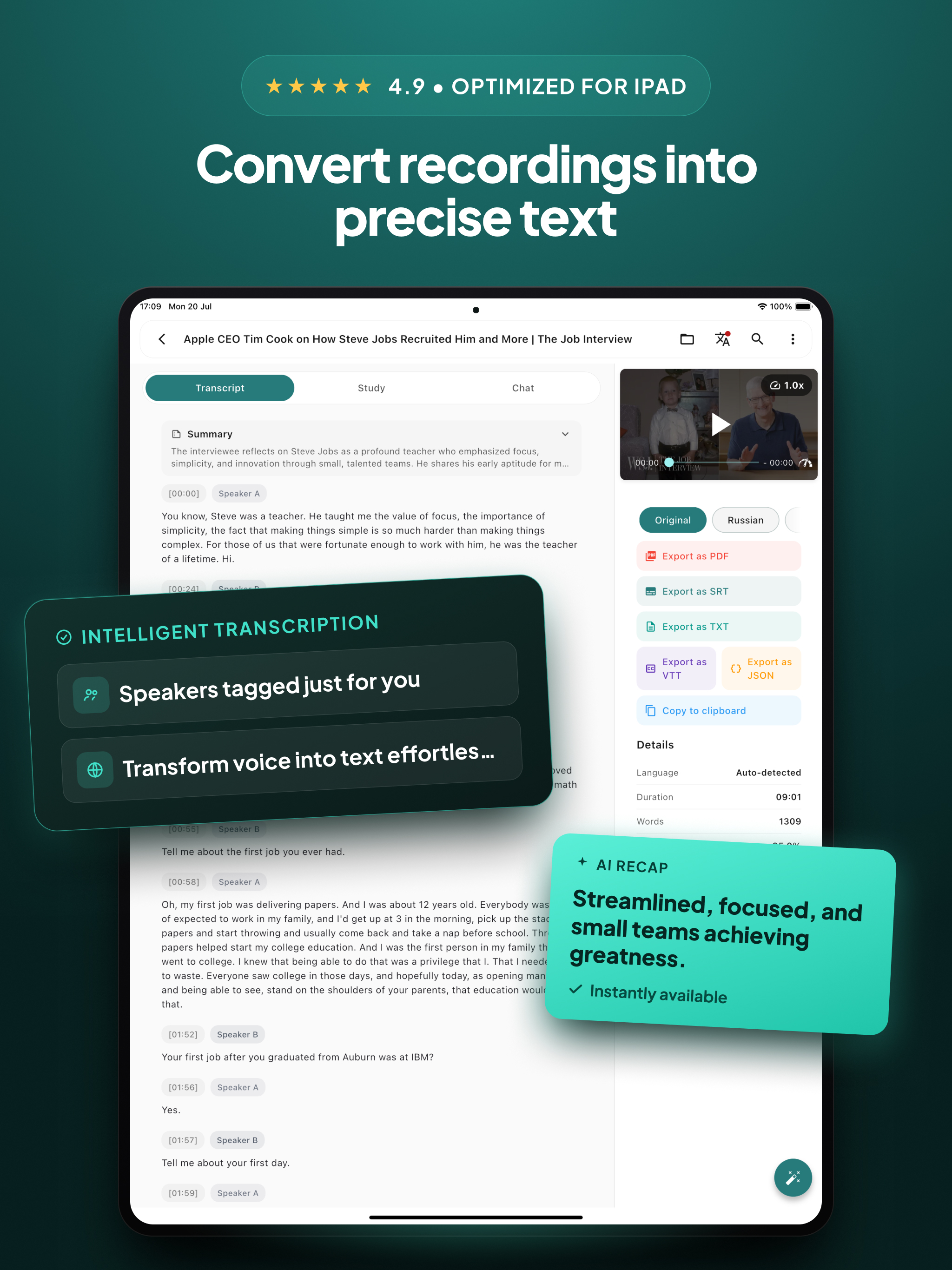 Transcribe Audio to Text - Soz screenshot 7