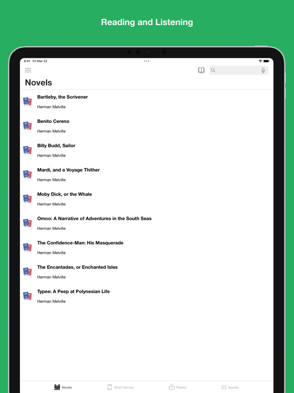 Screenshot #4 pour Herman Melville's works