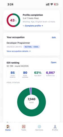 Visa Tracker Pro screenshot