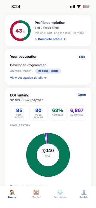 Visa Tracker Pro Screenshot 1 of 9