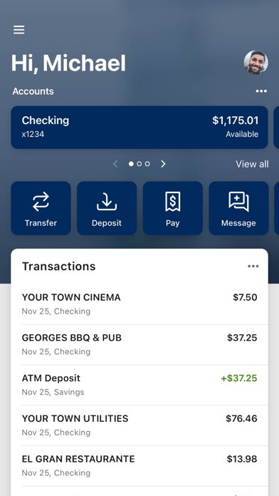 Encompass Mobile Banking iPhone screenshot 1 - Finance app